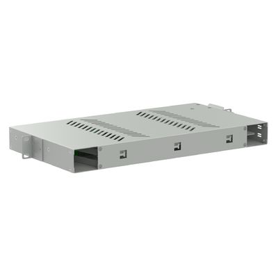 Υπο-Οπτικό Πλακέτο Διανομής 24 θύρες LC APC Swing Type 19 Inch Fiber Optic Patch Panel