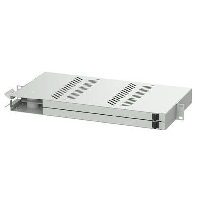Υπο-Οπτικό Πλακέτο Διανομής 24 θύρες LC APC Swing Type 19 Inch Fiber Optic Patch Panel