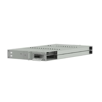 Υπο-Οπτικό Πλακέτο Διανομής 24 θύρες LC APC Swing Type 19 Inch Fiber Optic Patch Panel