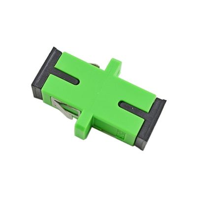 Χωρίς αυτιά Αδιάβροχο Quad SC Fiber Optic Adapter με APC UPC PC PBT υλικό 1 θύρα/2 θύρες