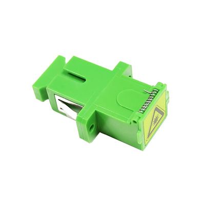 Χωρίς αυτιά Αδιάβροχο Quad SC Fiber Optic Adapter με APC UPC PC PBT υλικό 1 θύρα/2 θύρες