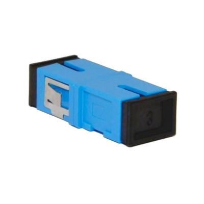 Χωρίς αυτιά Αδιάβροχο Quad SC Fiber Optic Adapter με APC UPC PC PBT υλικό 1 θύρα/2 θύρες