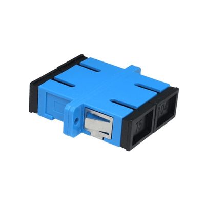Χωρίς αυτιά Αδιάβροχο Quad SC Fiber Optic Adapter με APC UPC PC PBT υλικό 1 θύρα/2 θύρες