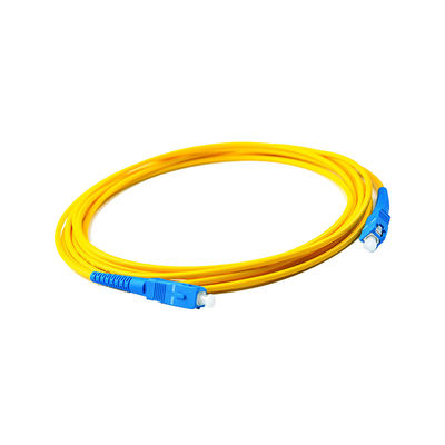 Εφοδιασμός οπτικών ινών SC UPC Οπτικές ίνες Patchcord για ταχεία σύνδεση οπτικών ινών