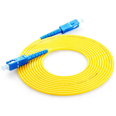 Εφοδιασμός οπτικών ινών SC UPC Οπτικές ίνες Patchcord για ταχεία σύνδεση οπτικών ινών