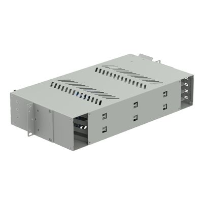 19 ιντσών Data Center Fiber Optic Patch Panel Sub ODF με LC APC Swing Type και 5