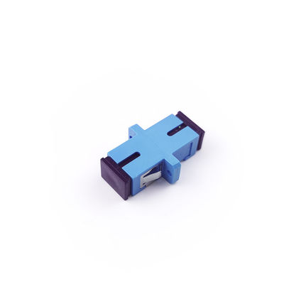 FTTH SC Adapter οπτικών ινών με UPC Eared Dustproof Simplex Coupler κατασκευασμένο από την PBT