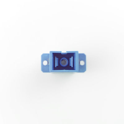 FTTH SC Adapter οπτικών ινών με UPC Eared Dustproof Simplex Coupler κατασκευασμένο από την PBT