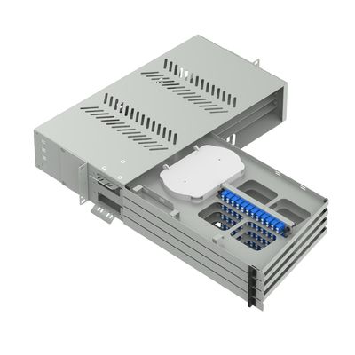 19 ιντσών LC UPC Swing Type Fiber Optic Patch Panel Sub ODF Κέντρο δεδομένων FTTX Απλοποιημένο