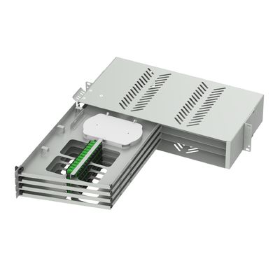 19 ιντσών οπτική ίνες Patch Panel Sub ODF για δίκτυο κέντρου δεδομένων ODN SC APC Swing Type