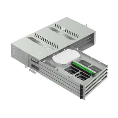 19 ιντσών οπτική ίνες Patch Panel Sub ODF για δίκτυο κέντρου δεδομένων ODN SC APC Swing Type