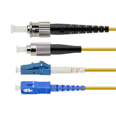 FC ST Οπτική ίνα Patchcord Προσαρμόσιμο μήκος 5 για εξατομικευμένο οπτικό υλικό ινών