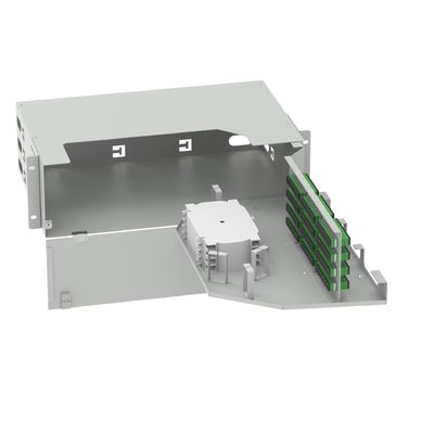 Κατευθείαν 96 πυρήνες SC APC τύπου Swing Patch Panel για έργα FTTH δικτύου 5 Δίκτυο ODN