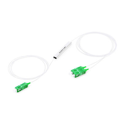 1310nm 1550nm μήκος κύματος PLC οπτική ίνα διαίρεση για δίκτυο FTTX προσαρμοσμένο μήκος