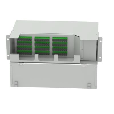 Κατευθείαν 96 πυρήνες SC APC τύπου Swing Patch Panel για έργα FTTH δικτύου 5 Δίκτυο ODN
