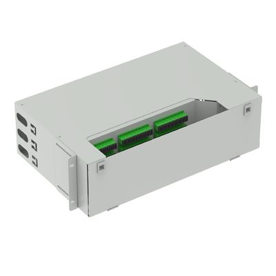 Κατευθείαν 96 πυρήνες SC APC τύπου Swing Patch Panel για έργα FTTH δικτύου 5 Δίκτυο ODN