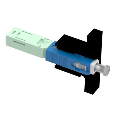 Σύνδεσμος ταχείας σύνδεσης οπτικών ινών Simplex SC UPC γυαλισμένο για την εγκατάσταση καλωδίου FTTH