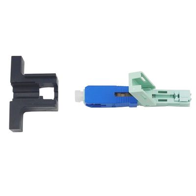 Σύνδεσμος ταχείας σύνδεσης οπτικών ινών Simplex SC UPC γυαλισμένο για την εγκατάσταση καλωδίου FTTH