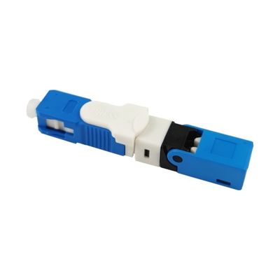 MAX≤0,5dB Απώλεια εισαγωγής SC UPC SM Simplex Fiber Optic Fast Connector για FTTH και Δίκτυο