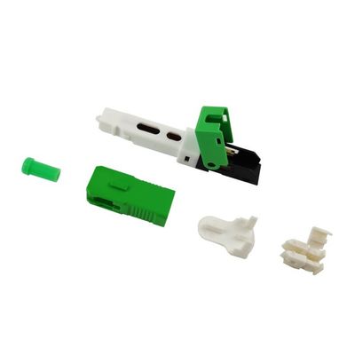 MAX≤0,5dB Απώλεια εισαγωγής SC UPC SM Simplex Fiber Optic Fast Connector για FTTH και Δίκτυο