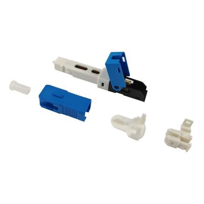 MAX≤0,5dB Απώλεια εισαγωγής SC UPC SM Simplex Fiber Optic Fast Connector για FTTH και Δίκτυο