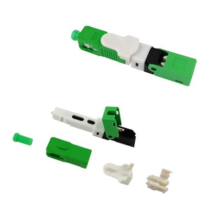 MAX≤0,5dB Απώλεια εισαγωγής SC UPC SM Simplex Fiber Optic Fast Connector για FTTH και Δίκτυο