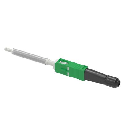 Δίκτυο FTTH Simplex SC οπτική ίνα γρήγορος σύνδεσμος με 10 φορές επαναχρησιμοποίηση και UPC γυαλισμένο