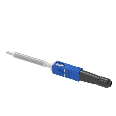 Δίκτυο FTTH Simplex SC οπτική ίνα γρήγορος σύνδεσμος με 10 φορές επαναχρησιμοποίηση και UPC γυαλισμένο
