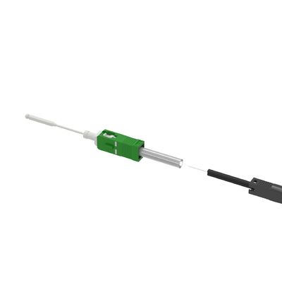 Δίκτυο FTTH Simplex SC οπτική ίνα γρήγορος σύνδεσμος με 10 φορές επαναχρησιμοποίηση και UPC γυαλισμένο