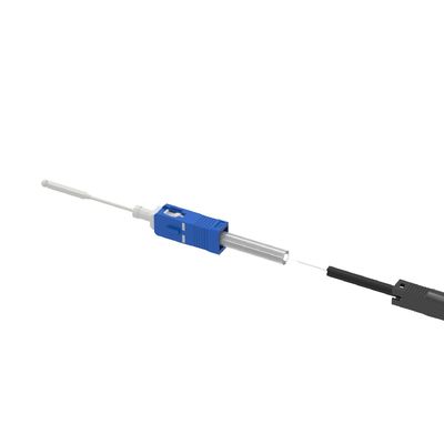 Δίκτυο FTTH Simplex SC οπτική ίνα γρήγορος σύνδεσμος με 10 φορές επαναχρησιμοποίηση και UPC γυαλισμένο