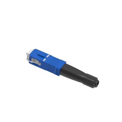 Δίκτυο FTTH Simplex SC οπτική ίνα γρήγορος σύνδεσμος με 10 φορές επαναχρησιμοποίηση και UPC γυαλισμένο