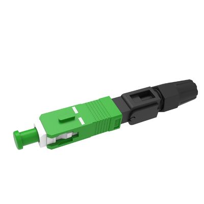 Simplex SC Fiber Optic Fast Connector UPC γυαλισμένο για συναρμολόγηση FTTH στο δίκτυο