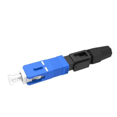 Simplex SC Fiber Optic Fast Connector UPC γυαλισμένο για συναρμολόγηση FTTH στο δίκτυο