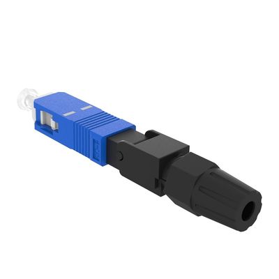 Simplex SC Fiber Optic Fast Connector UPC γυαλισμένο για συναρμολόγηση FTTH στο δίκτυο