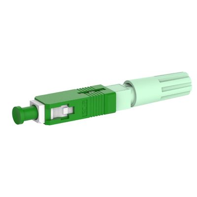 Δίκτυο Simplex SC Fiber Optic Fast Connector με UPC γυαλισμένο καλώδιο πτώσης -40- 85C