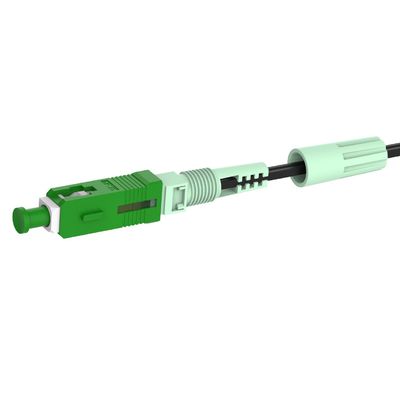 Δίκτυο Simplex SC Fiber Optic Fast Connector με UPC γυαλισμένο καλώδιο πτώσης -40- 85C
