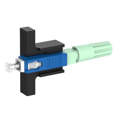 Δίκτυο Simplex SC Fiber Optic Fast Connector με UPC γυαλισμένο καλώδιο πτώσης -40- 85C