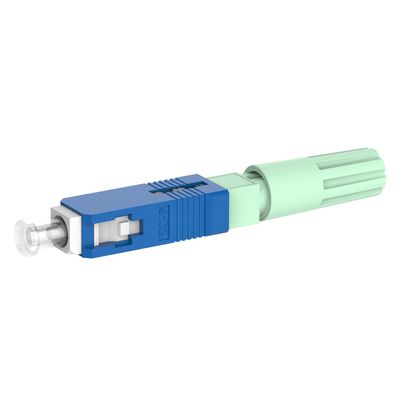 Δίκτυο Simplex SC Fiber Optic Fast Connector με UPC γυαλισμένο καλώδιο πτώσης -40- 85C