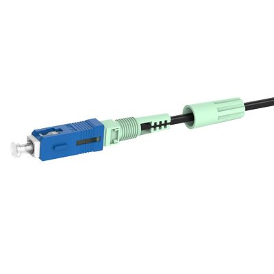 Δίκτυο Simplex SC Fiber Optic Fast Connector με UPC γυαλισμένο καλώδιο πτώσης -40- 85C
