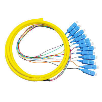 SCUPC Οπτική ίνα Pigtail Patchcord σε προσαρμόσιμο μήκος για την απόδοση