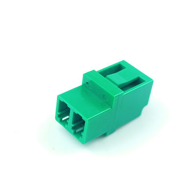 Πράσινο Duplex χωρίς αυτιά B LC APC Adapter οπτικών ινών για εφαρμογές FTTH