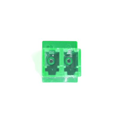 Πράσινο Duplex χωρίς αυτιά B LC APC Adapter οπτικών ινών για εφαρμογές FTTH