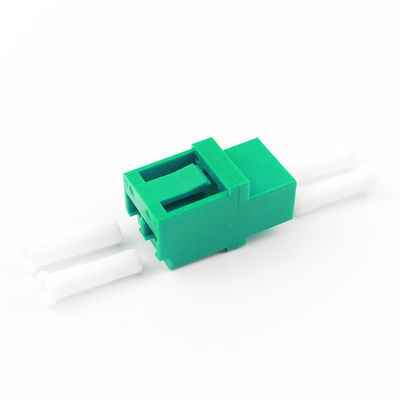 Πράσινο Duplex χωρίς αυτιά B LC APC Adapter οπτικών ινών για εφαρμογές FTTH