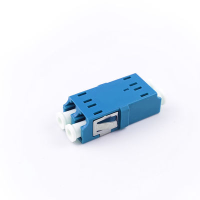 FTTH Duplex LC UPC Διορθωτής οπτικών ινών 2 Port Coupler PBT Earless Design για δικτύωση