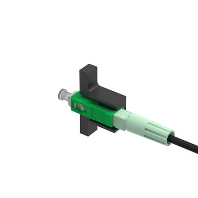 SC APC Fiber Optic Fast Connector για τη συγκρότηση πεδίου δικτύου απώλεια επιστροφής APC≥55dB