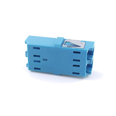 FTTH Duplex LC UPC Διορθωτής οπτικών ινών 2 Port Coupler PBT Earless Design για δικτύωση