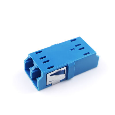 FTTH Duplex LC UPC Διορθωτής οπτικών ινών 2 Port Coupler PBT Earless Design για δικτύωση