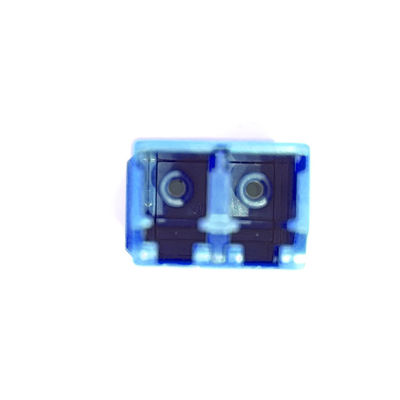 FTTH Duplex LC UPC Διορθωτής οπτικών ινών 2 Port Coupler PBT Earless Design για δικτύωση