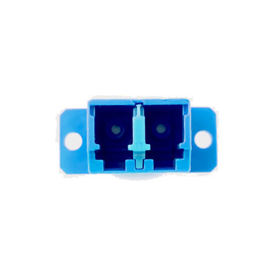 2 θύρες PBT LC UPC Διορθωτής οπτικών ινών Eared Duplex Coupler για οπτικές ίνες Coupler