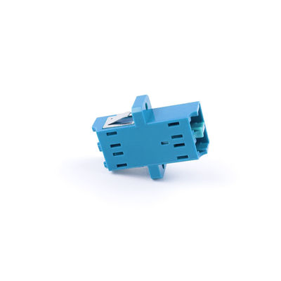 2 θύρες PBT LC UPC Διορθωτής οπτικών ινών Eared Duplex Coupler για οπτικές ίνες Coupler